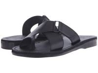 Discounted Jerusalem Sandals Toe Ring Sandals for Men - Asher - Mens - Black On Sale